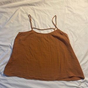 H&M Flowy Linen Tank